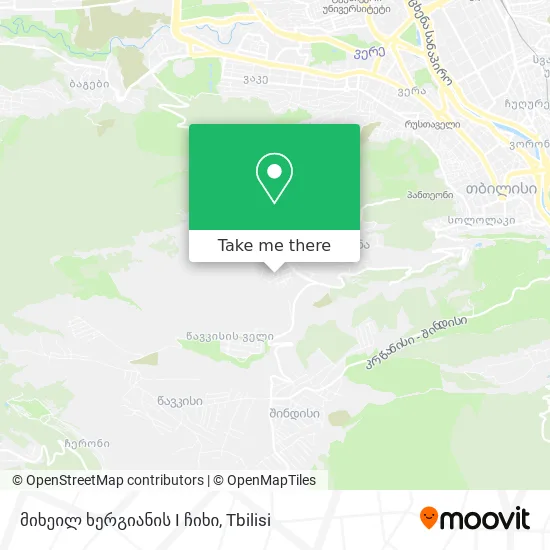 მიხეილ ხერგიანის I ჩიხი map