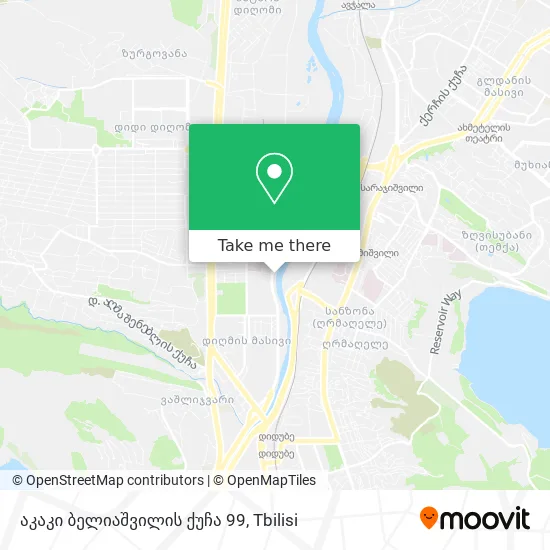 აკაკი ბელიაშვილის ქუჩა 99 map