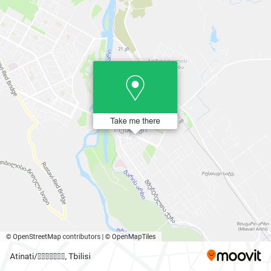 Atinati/ათინათი map