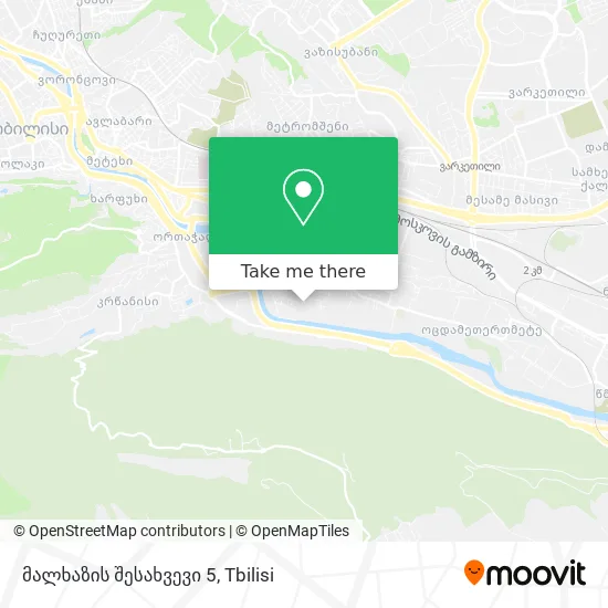 მალხაზის შესახვევი 5 map