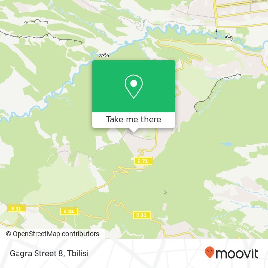 Gagra Street 8 map