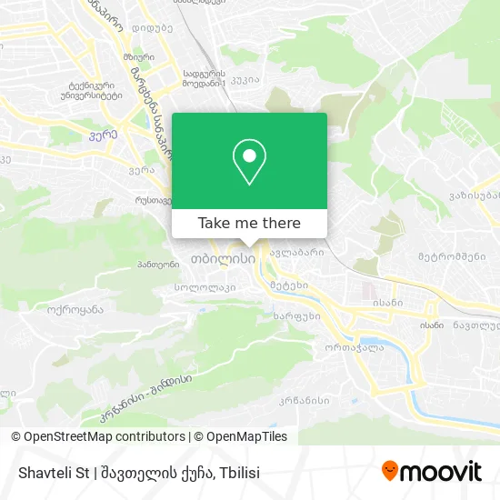 Shavteli St | შავთელის ქუჩა map