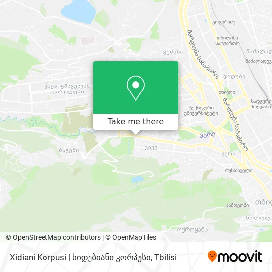 Xidiani Korpusi | ხიდებიანი კორპუსი map
