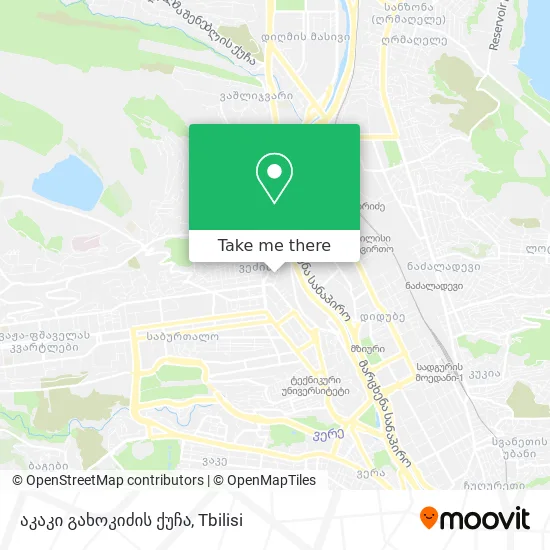 აკაკი გახოკიძის ქუჩა map