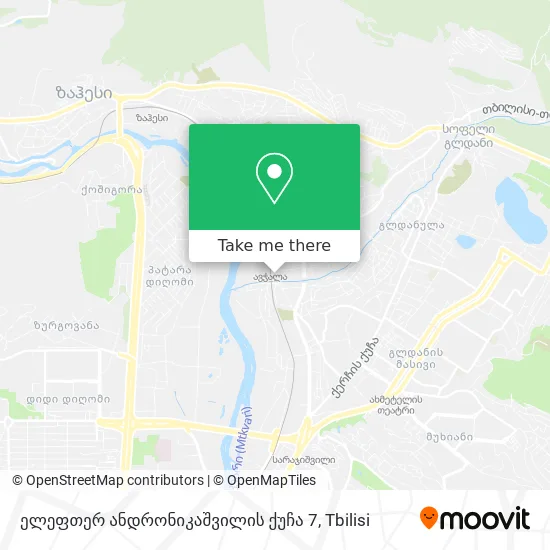 ელეფთერ ანდრონიკაშვილის ქუჩა 7 map