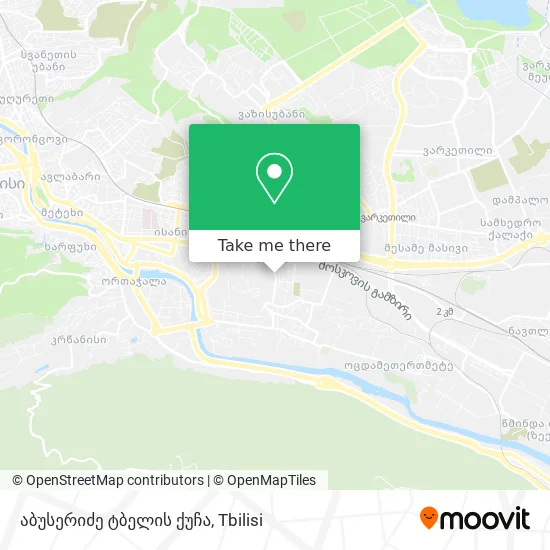 აბუსერიძე ტბელის ქუჩა map