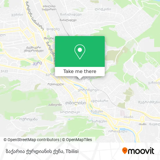 ზაქარია ქურდიანის ქუჩა map