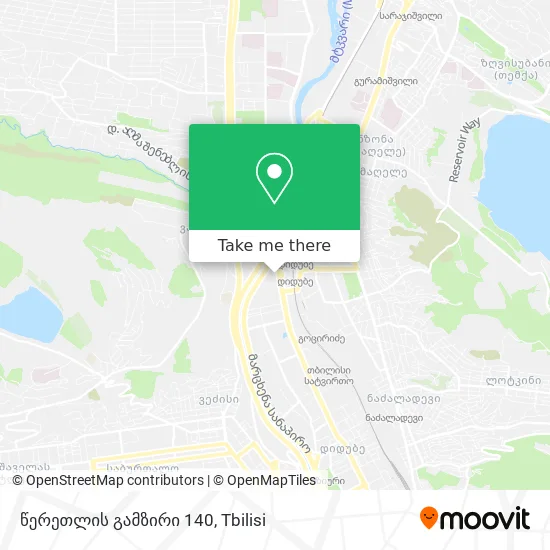 წერეთლის გამზირი 140 map