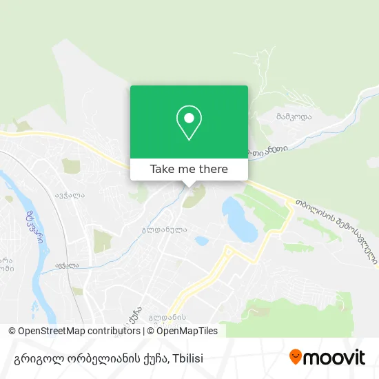 გრიგოლ ორბელიანის ქუჩა map