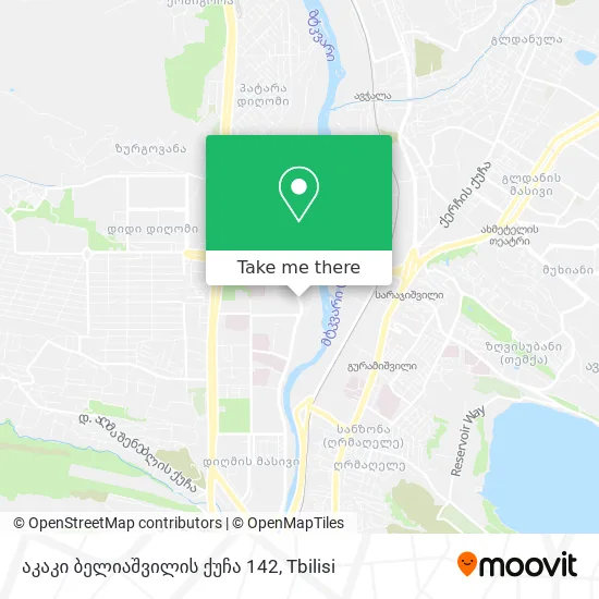 აკაკი ბელიაშვილის ქუჩა 142 map