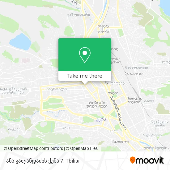 ანა კალანდაძის ქუჩა 7 map
