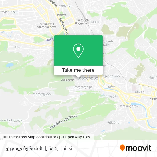 ვუკოლ ბერიძის ქუჩა 6 map