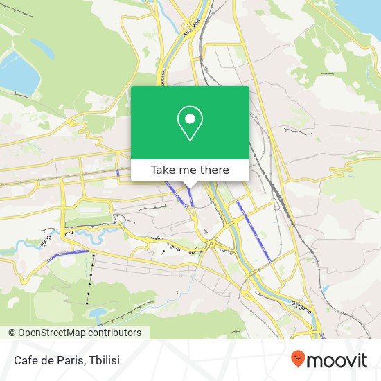 Карта Cafe de Paris