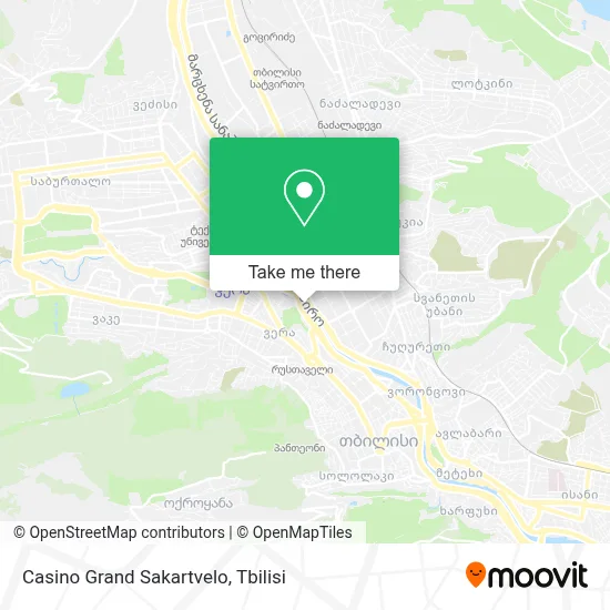 Casino Grand Sakartvelo map