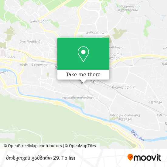 მოსკოვის გამზირი 29 map