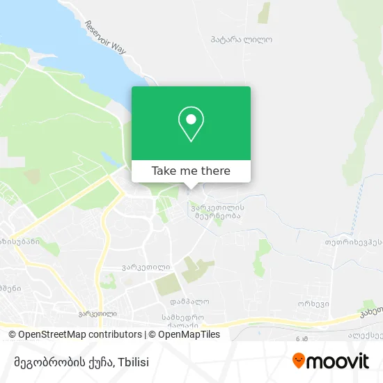 მეგობრობის ქუჩა map