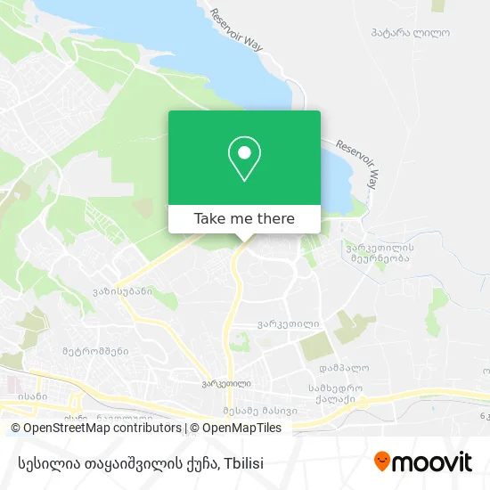 სესილია თაყაიშვილის ქუჩა map