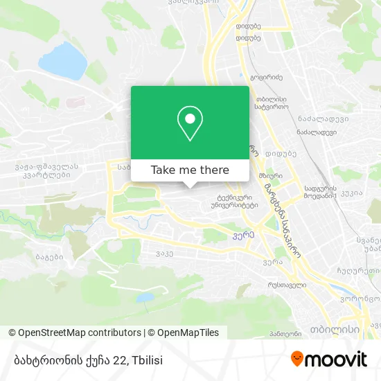 ბახტრიონის ქუჩა 22 map