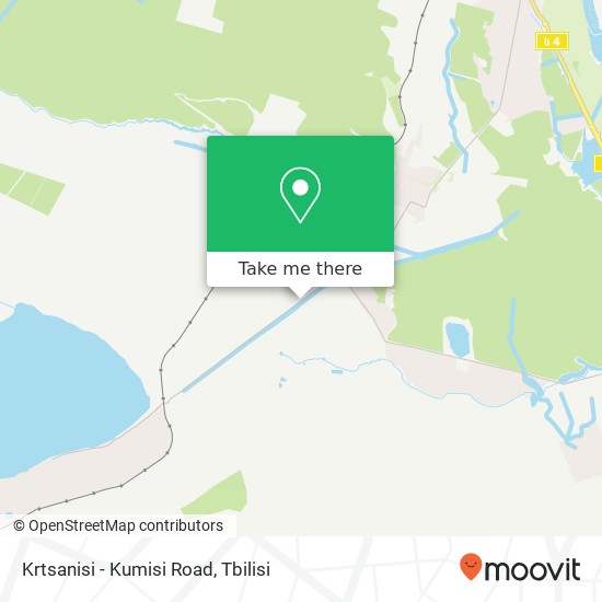 Карта Krtsanisi - Kumisi Road