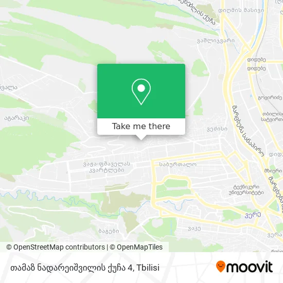 თამაზ ნადარეიშვილის ქუჩა 4 map