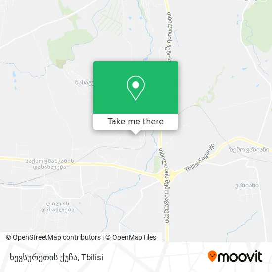 ხევსურეთის ქუჩა map