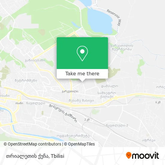 თრიალეთის ქუჩა map