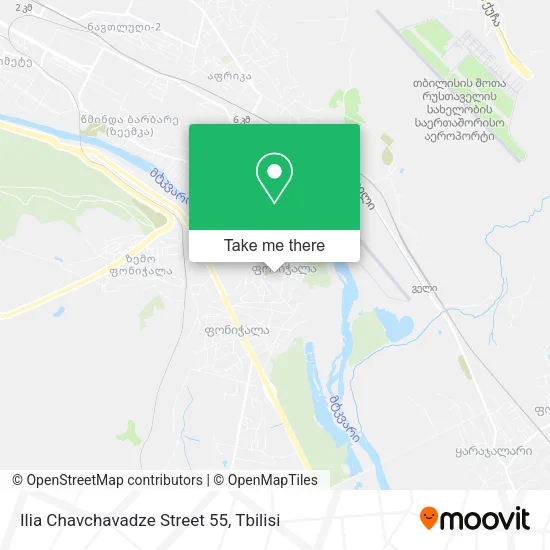 Карта Ilia Chavchavadze Street 55