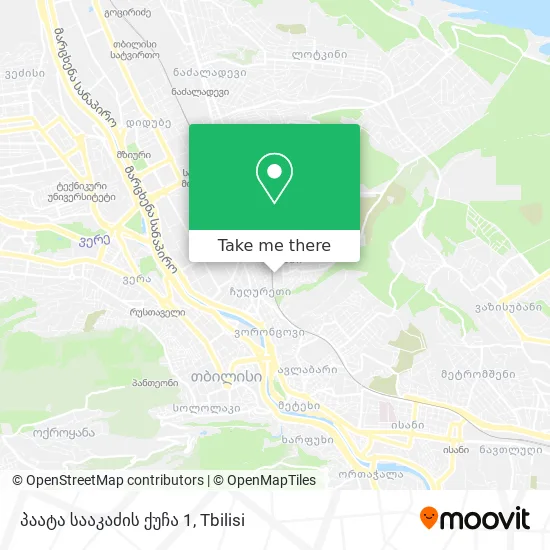 პაატა სააკაძის ქუჩა 1 map