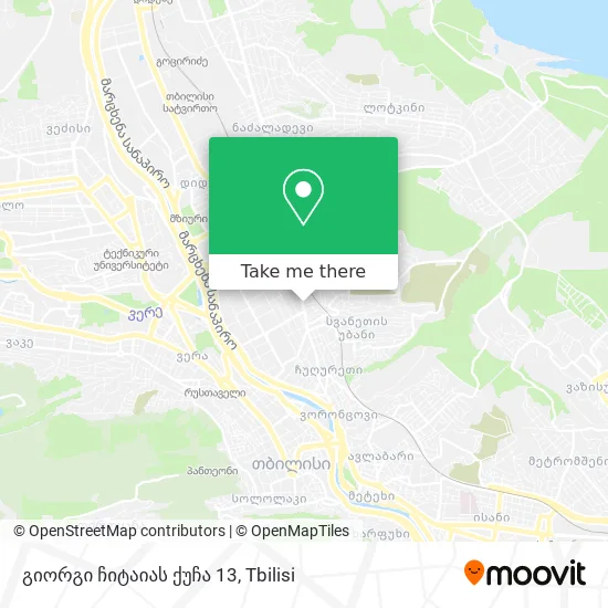 გიორგი ჩიტაიას ქუჩა 13 map