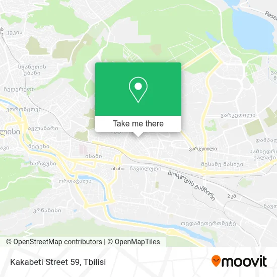 კაკაბეთის ქუჩა 59 map