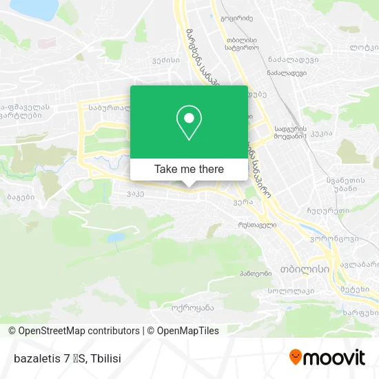 Карта bazaletis 7 🏠S