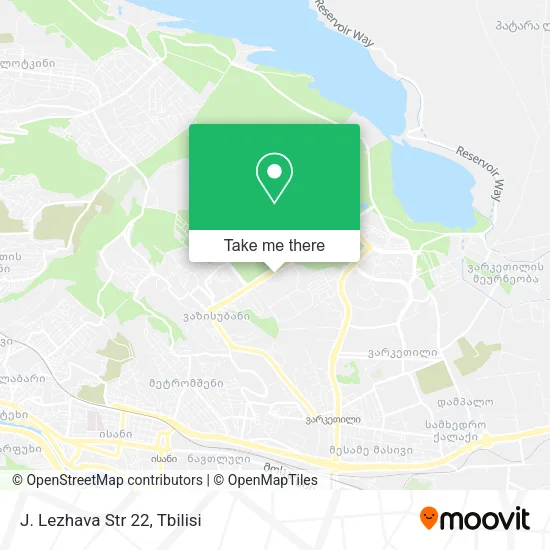 Карта J. Lezhava Str 22
