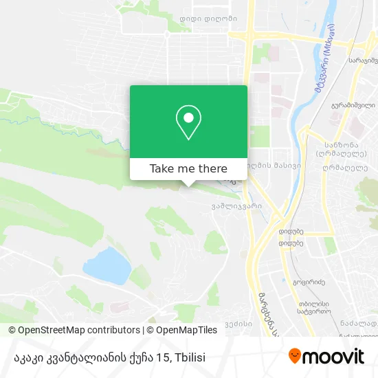 აკაკი კვანტალიანის ქუჩა 15 map