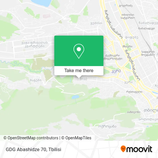 Карта GDG Abashidze 70