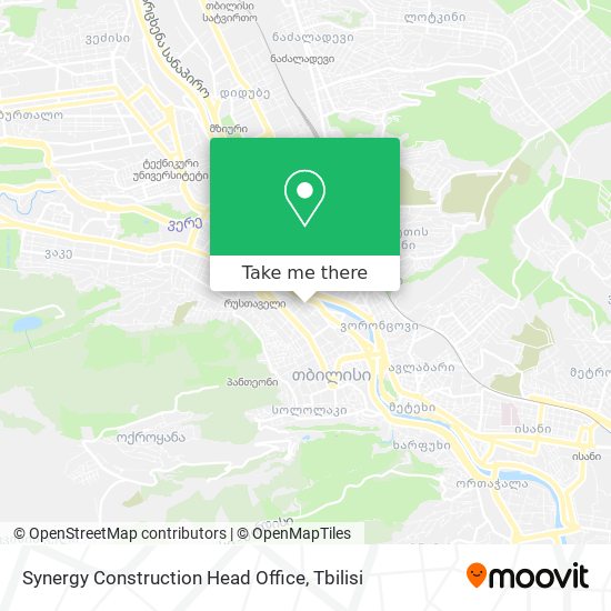 Карта Synergy Construction Head Office