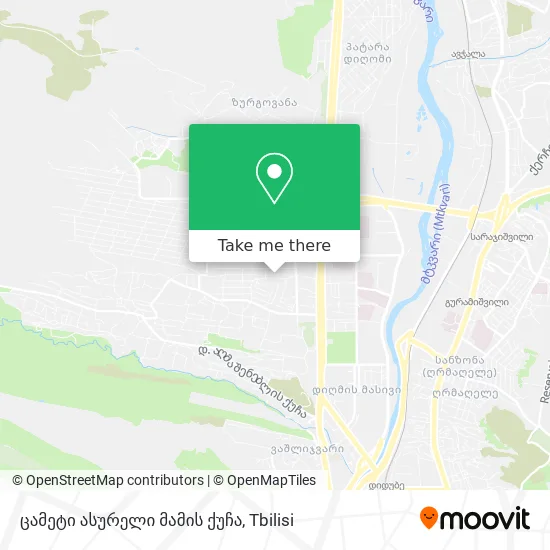 ცამეტი ასურელი მამის ქუჩა map