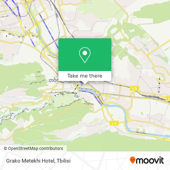 Grako Metekhi Hotel map