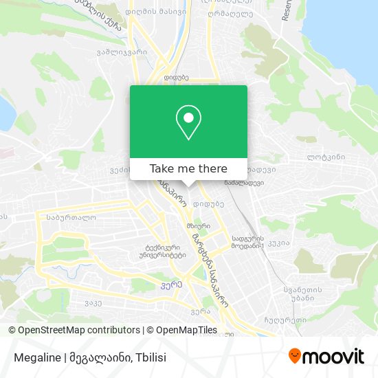 Карта Megaline | მეგალაინი