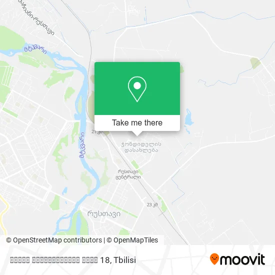 ივანე ბერიტაშვილის ქუჩა 18 map