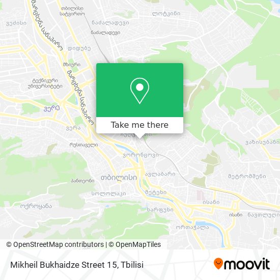 Mikheil Bukhaidze Street 15 map
