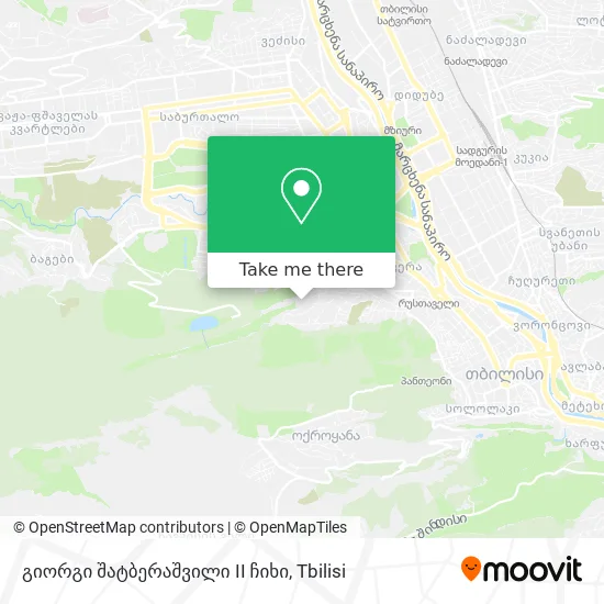 გიორგი შატბერაშვილი II ჩიხი map