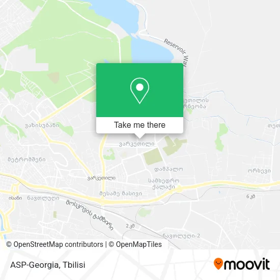 Карта ASP-Georgia