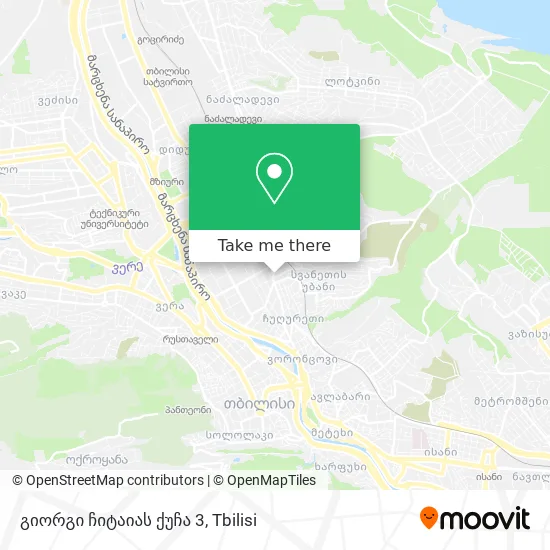 გიორგი ჩიტაიას ქუჩა 3 map