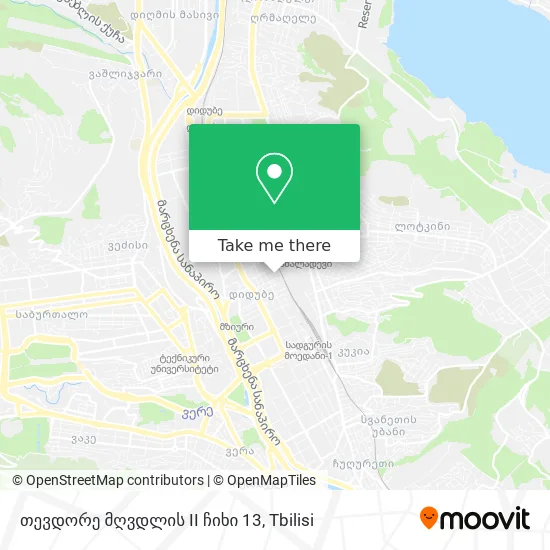 თევდორე მღვდლის II ჩიხი 13 map