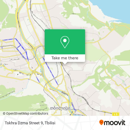 Карта Tskhra Dzma Street 9