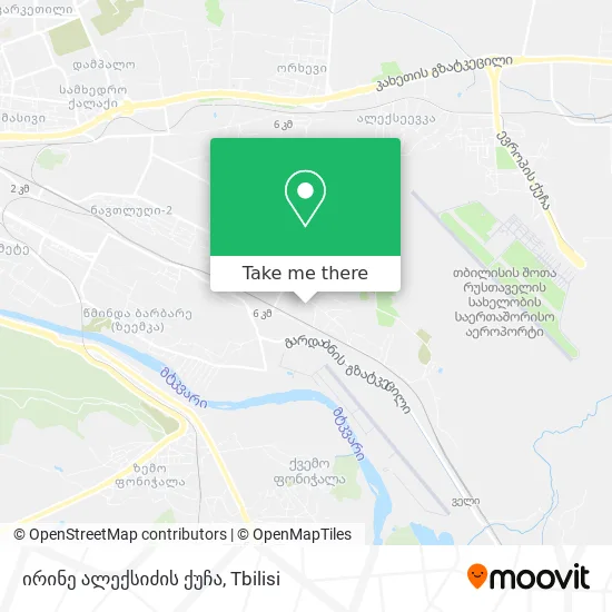 ირინე ალექსიძის ქუჩა map