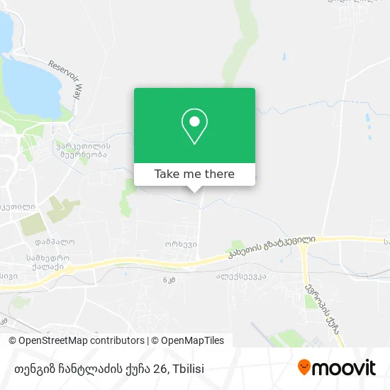 თენგიზ ჩანტლაძის ქუჩა 26 map