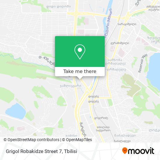 Карта Grigol Robakidze Street 7