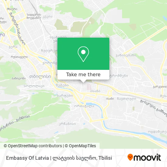 Embassy Of Latvia | ლატვიის საელჩო map
