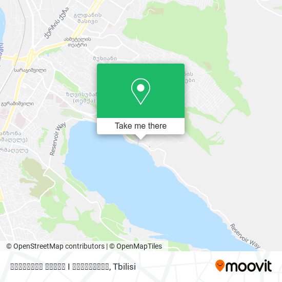 თბილისის ზღვის I შესახვევი map